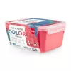 EMSA Clip & Close Rectangular Set Coral 4 pc(s)