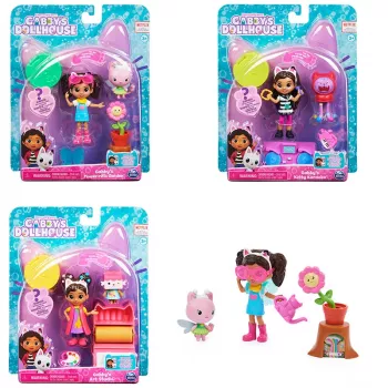 Gabby's Dollhouse , Art Studio Set with 2 Toy Figures, 2 Accessories, Delivery and Furniture Piece, Kids Toys for Ages 3 and up