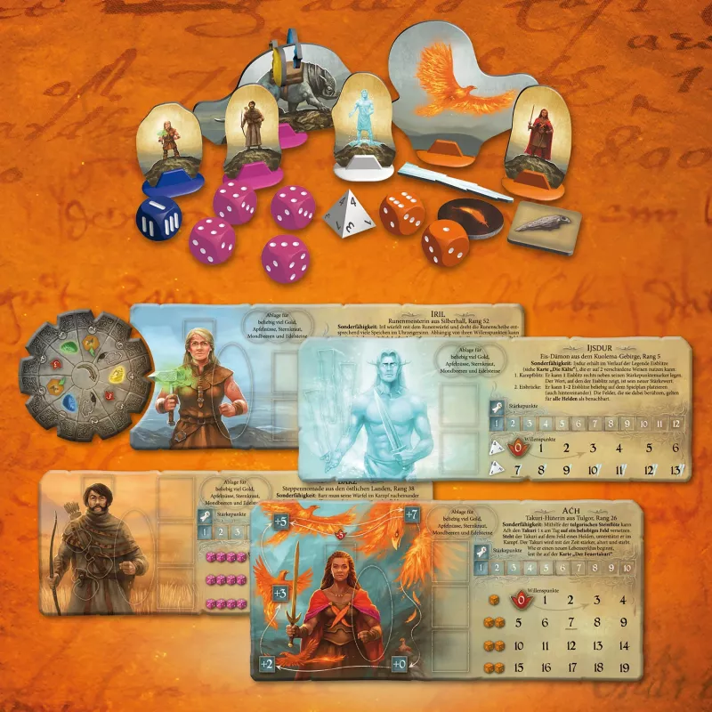 Kosmos Die Legenden von Andor - Magische Helden Board game Strategy