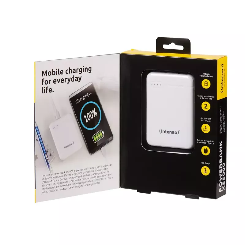 Intenso 7313522 Power Bank Lithium Polymer 5000 mAh