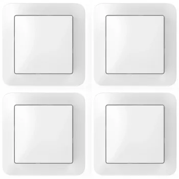 Wall switch set of 4 Bosch Smart Home for smart actuators, white