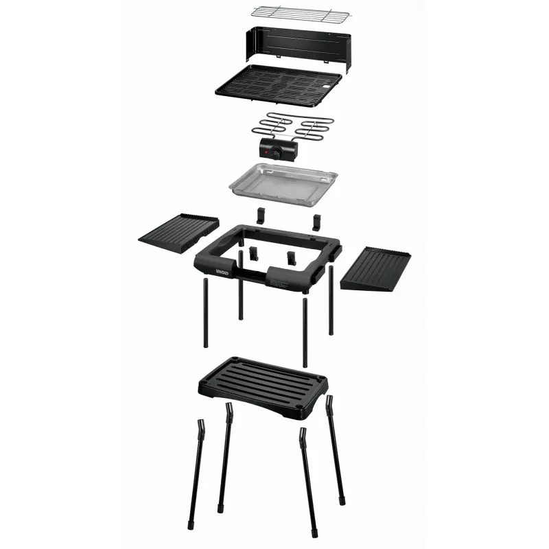 Unold 58565 outdoor barbecue/grill Cooking station Electric Black 1600 W