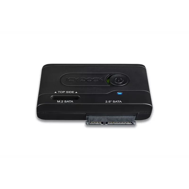 ICY BOX Ez-adapter - 2.5in & M.2 SATA Hard Drive/SSD To USB 3.2 Gen 1 Adapter