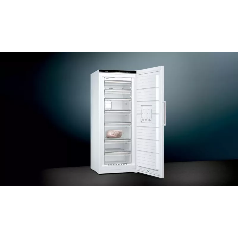 Siemens iQ500 GS54NAWCV freezer Upright freezer Freestanding 328 L White