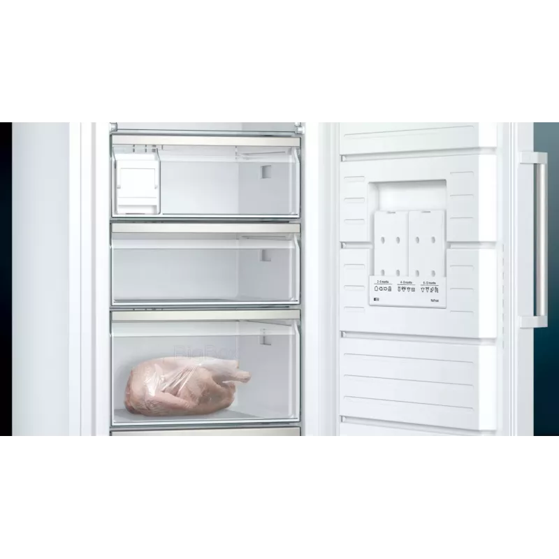 Siemens iQ500 GS54NAWCV freezer Upright freezer Freestanding 328 L White
