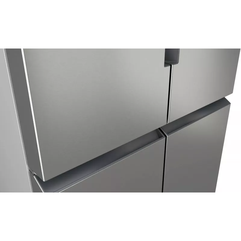 Siemens iQ300 KF96NVPEA side-by-side refrigerator Freestanding 605 L Silver