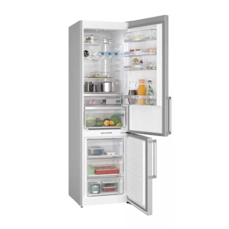 Siemens iQ500 KG39NAIBT fridge-freezer Freestanding 363 L Stainless steel