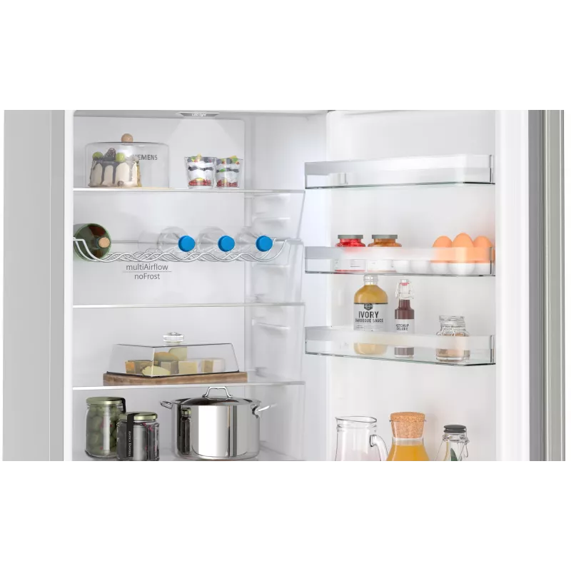 Siemens iQ300 KG39NXICF fridge-freezer Freestanding 363 L Stainless steel