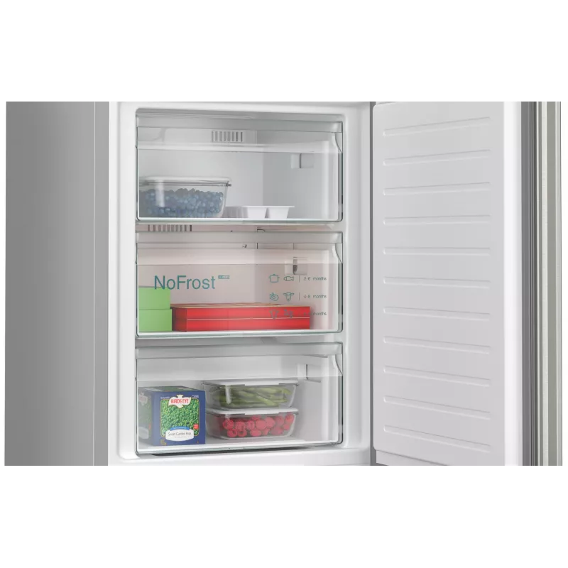 Siemens iQ300 KG39NXICF fridge-freezer Freestanding 363 L Stainless steel