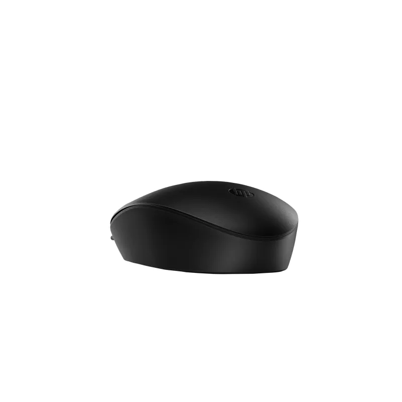 HP 128 Laser Wired Mouse, Ambidextrous, Laser, USB Type-A, 1200 DPI, Black