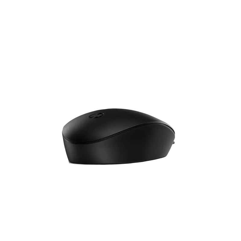 HP 128 Laser Wired Mouse, Ambidextrous, Laser, USB Type-A, 1200 DPI, Black