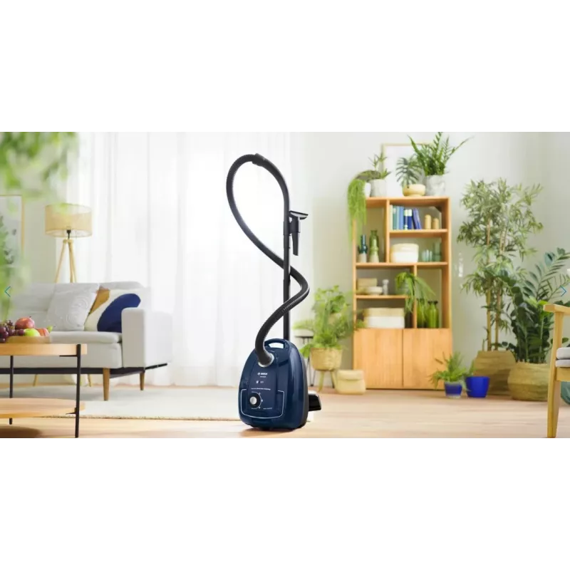 Bosch Serie 4 BGD38BU2 vacuum 4 L Drum vacuum Dry 600 W Dust bag