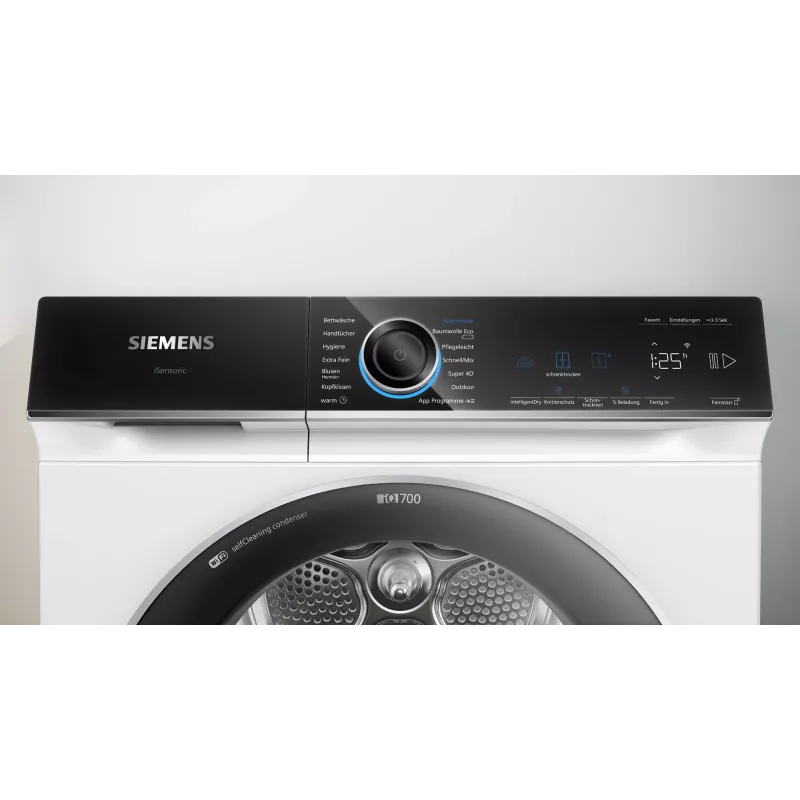 Siemens iQ700 WQ45B2B40 tumble dryer Freestanding Front-load 9 kg White