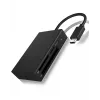 ICY BOX IB-CR401-C3 card reader USB 3.2 Gen 1 (3.1 Gen 1) Type-C Black