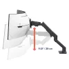 ERGOTRON HX Desk Monitor Arm with VHD Pivot - matte black