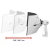 ERGOTRON HX Desk Monitor Arm with VHD Pivot - white