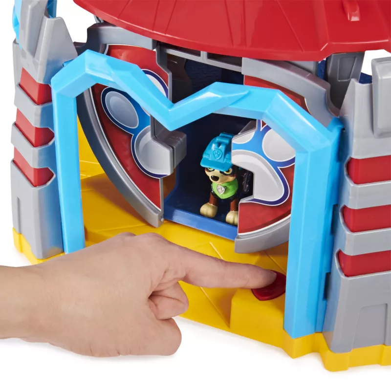 PAW Patrol , Dino Rescue HQ Playset with Sounds and Exclusive Rex Figure and Vehicle