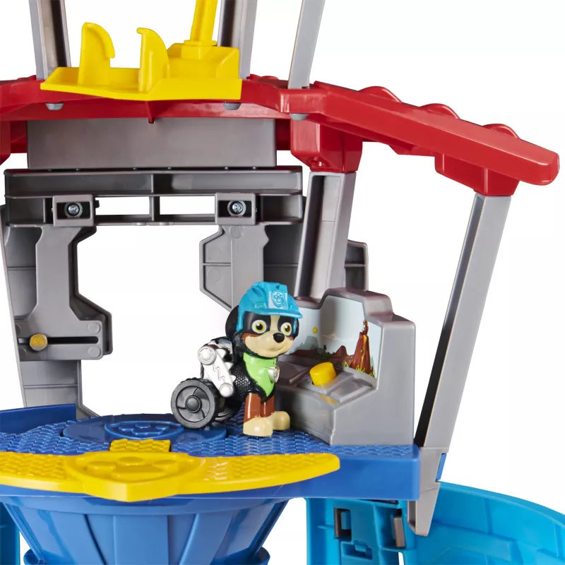 PAW Patrol , Dino Rescue HQ Playset with Sounds and Exclusive Rex Figure and Vehicle