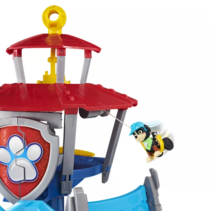 PAW Patrol , Dino Rescue HQ Playset with Sounds and Exclusive Rex Figure and Vehicle