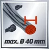 Garden Shredder Einhell GC-RS 2540 2000 W Drum