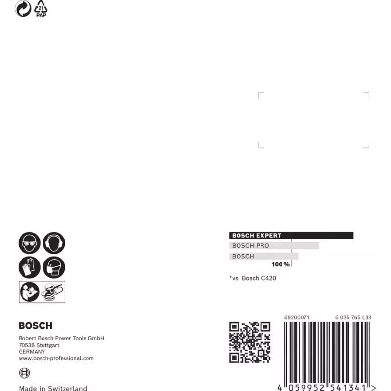 Bosch 2 608 900 808 rotary tool grinding/sanding supply Wood Sanding sheet