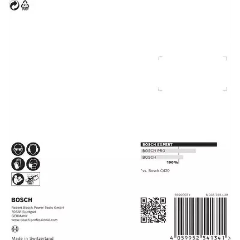 Bosch 2 608 900 806 rotary tool grinding/sanding supply Wood Sanding sheet