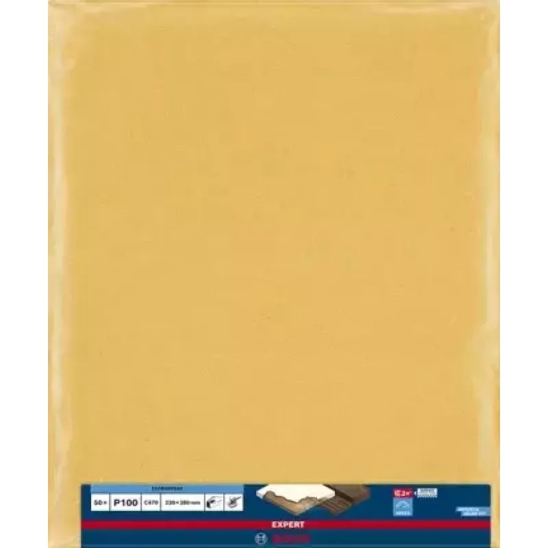 Bosch EXPERT C470 Hand Sanding Sheets 230 x 280 mm, K100, 50 pcs