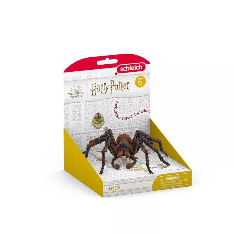 schleich Harry Potter Aragog, 6 yr(s), Magical Creatures, Black, Brown, White, Plastic