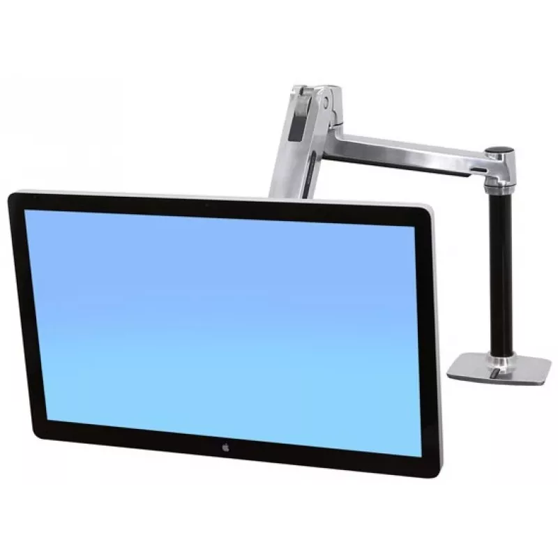 ERGOTRON Lx Hd Sit-stand Desk Mount LCD Arm (polished Aluminum)