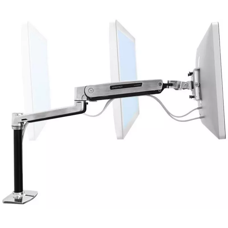 ERGOTRON Lx Hd Sit-stand Desk Mount LCD Arm (polished Aluminum)