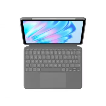 LOGITECH Combo Touch For iPad Air 11in 5th Gen Oxford Grey Qwertz Deutsch