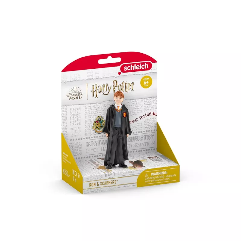 schleich Ron Weasley & Scabbers, 6 yr(s), Harry Potter™, Multicolour, Plastic