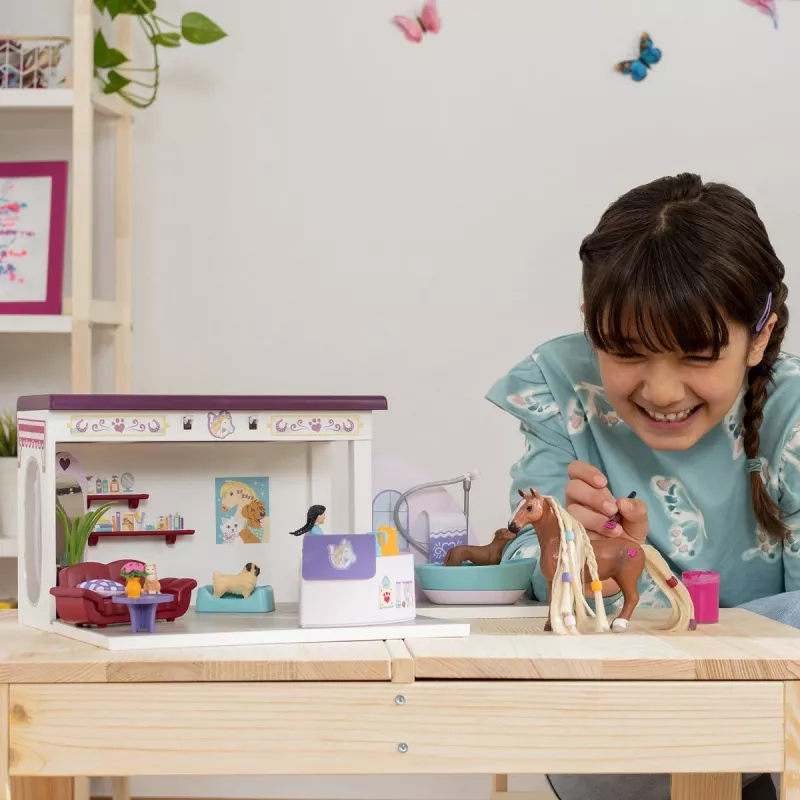 schleich HORSE CLUB Sofia’s Beauties Pet Salon, Salon & spa, Pet Salon, 3 yr(s), Multicolour, Plastic