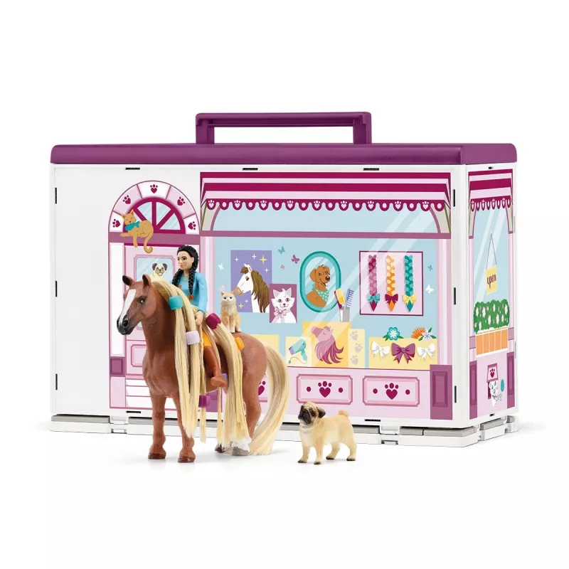 schleich HORSE CLUB Sofia’s Beauties Pet Salon, Salon & spa, Pet Salon, 3 yr(s), Multicolour, Plastic