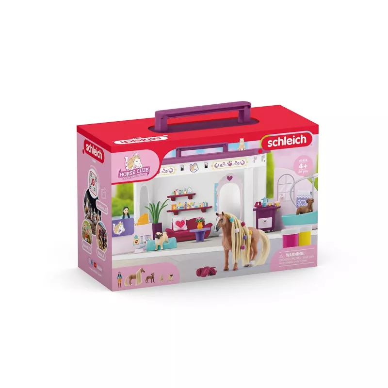 schleich HORSE CLUB Sofia’s Beauties Pet Salon, Salon & spa, Pet Salon, 3 yr(s), Multicolour, Plastic
