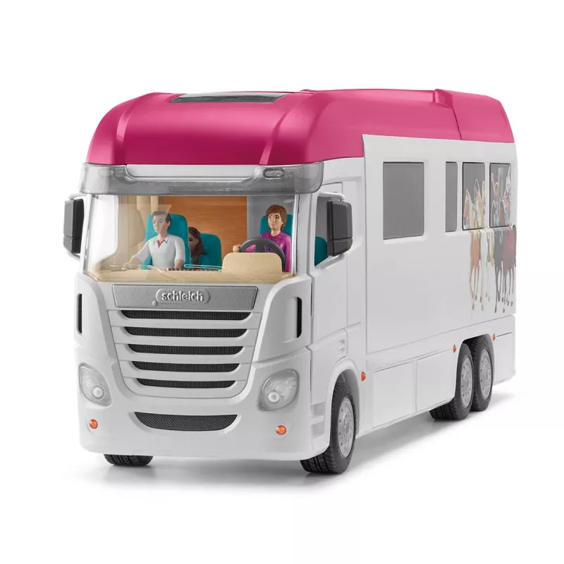 schleich HORSE CLUB Horse Transporter, Buildings, Camping, Horse Stable, Horses, Riding Tournament, 5 yr(s), Multicolour, Plastic