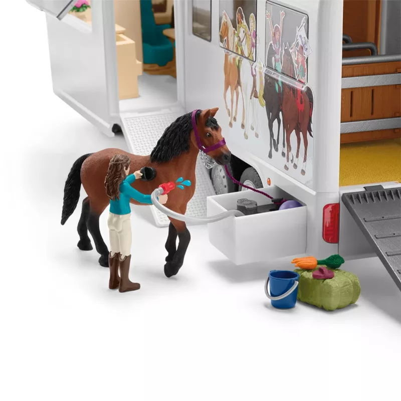schleich HORSE CLUB Horse Transporter, Buildings, Camping, Horse Stable, Horses, Riding Tournament, 5 yr(s), Multicolour, Plastic
