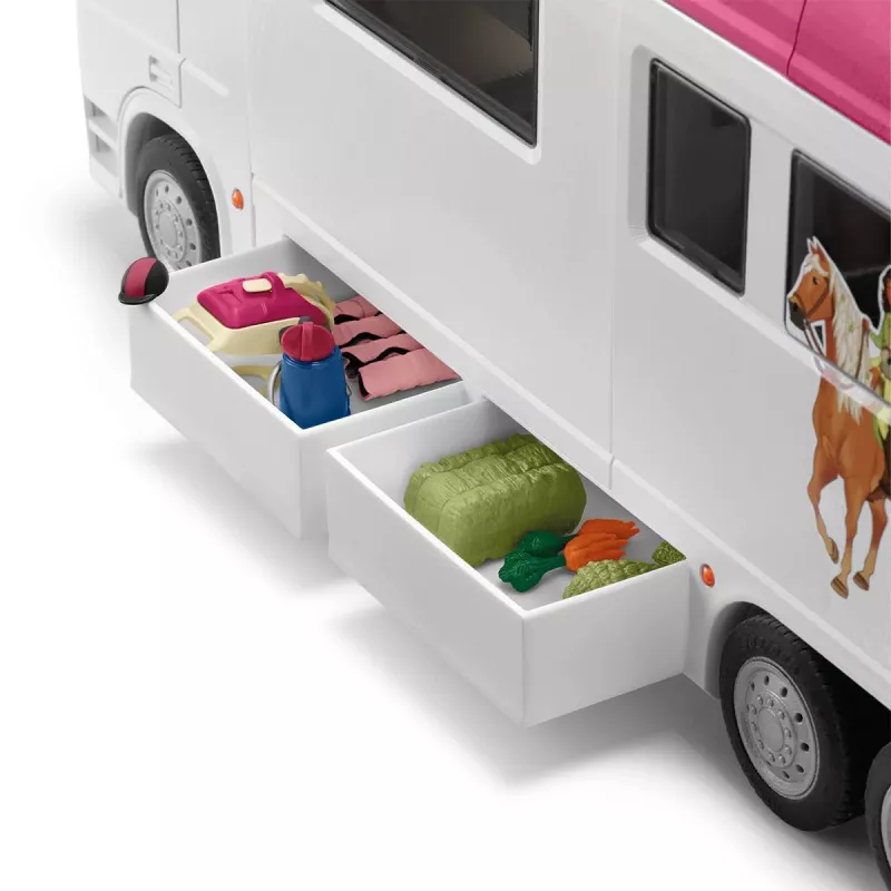 schleich HORSE CLUB Horse Transporter, Buildings, Camping, Horse Stable, Horses, Riding Tournament, 5 yr(s), Multicolour, Plastic