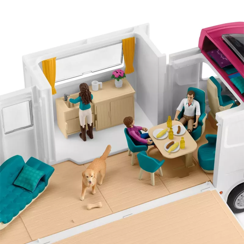 schleich HORSE CLUB Horse Transporter, Buildings, Camping, Horse Stable, Horses, Riding Tournament, 5 yr(s), Multicolour, Plastic