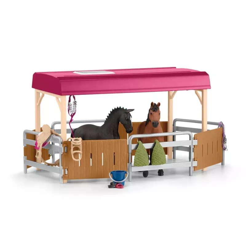schleich HORSE CLUB Horse Transporter, Buildings, Camping, Horse Stable, Horses, Riding Tournament, 5 yr(s), Multicolour, Plastic