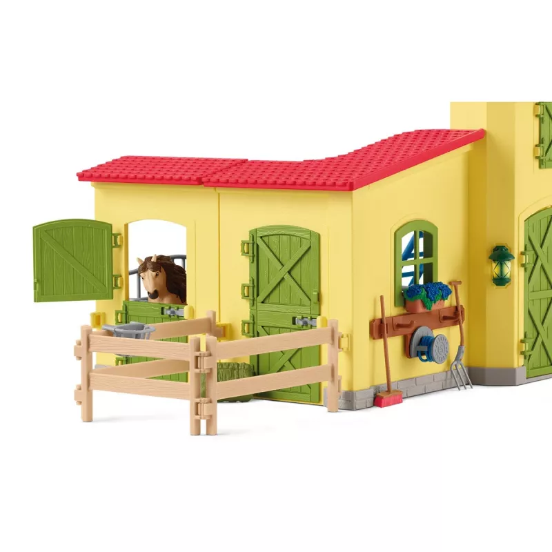 schleich FARM WORLD Pony Box with Iceland Pony Stallion, Farm, Buildings, Farm animals / farm toys, Horse Stable, Horses, 3 yr(s), Multicolour