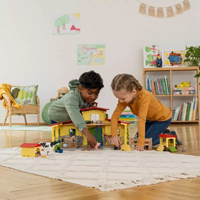schleich FARM WORLD Large Farm with Animals and Accessories, Farm, 3 yr(s), Multicolour, Plastic