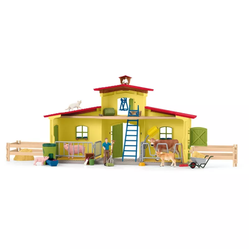 schleich FARM WORLD Large Farm with Animals and Accessories, Farm, 3 yr(s), Multicolour, Plastic