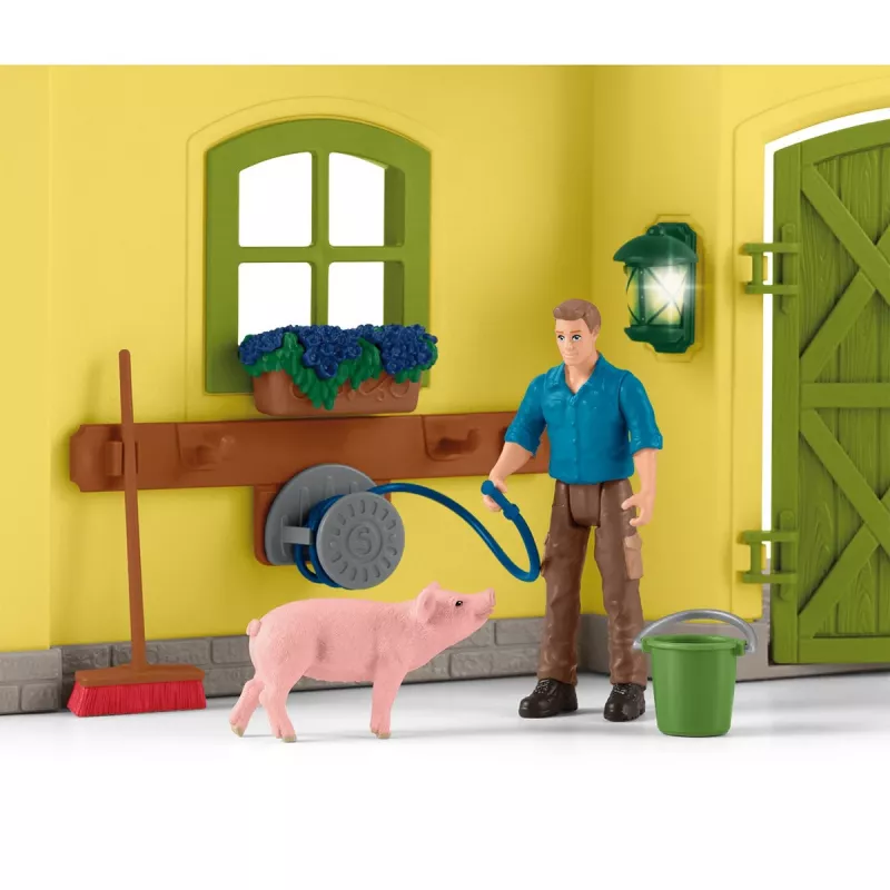 schleich FARM WORLD Large Farm with Animals and Accessories, Farm, 3 yr(s), Multicolour, Plastic