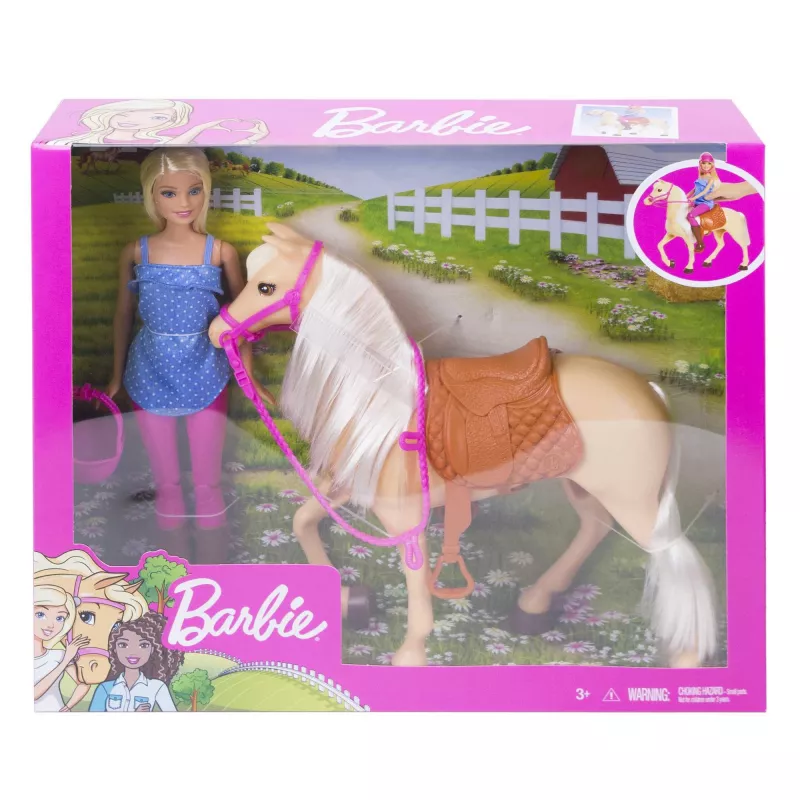 Barbie Doll and Horse, Fashion doll, Female, 3 yr(s), Girl, 250 mm, 480 g