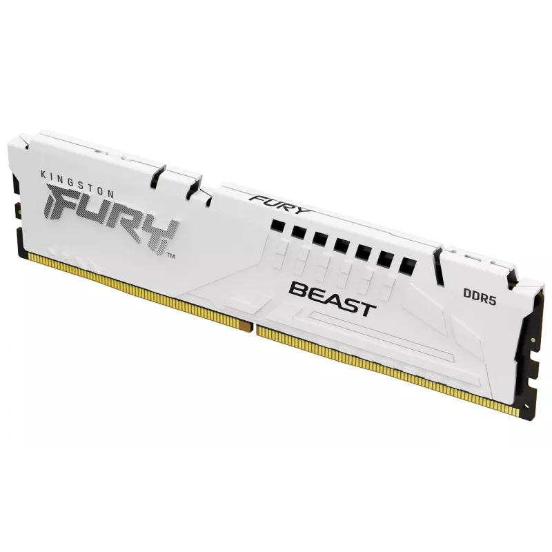 Kingston Technology FURY Beast 32GB 5600MT/s DDR5 CL36 DIMM (Kit of 2) White EXPO