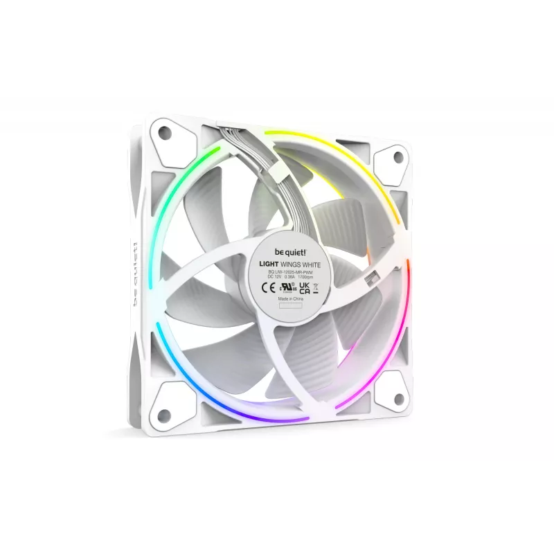 be quiet Light Wings White | 120mm PWM Triple Pack Computer case Fan 12 cm 3 pc(s)