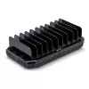 Lindy 96W 10 Port USB Charging Station, Freestanding, Plastic, Black, Contact, With all USB Type A devices, Power