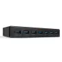 Lindy 7 Port USB 3.0 Hub, USB 3.2 Gen 1 (3.1 Gen 1) Type-A, USB 3.2 Gen 1 (3.1 Gen 1) Type-A, USB 3.2 Gen 1 (3.1 Gen 1), 5000 Mbit/s, Black, Plastic