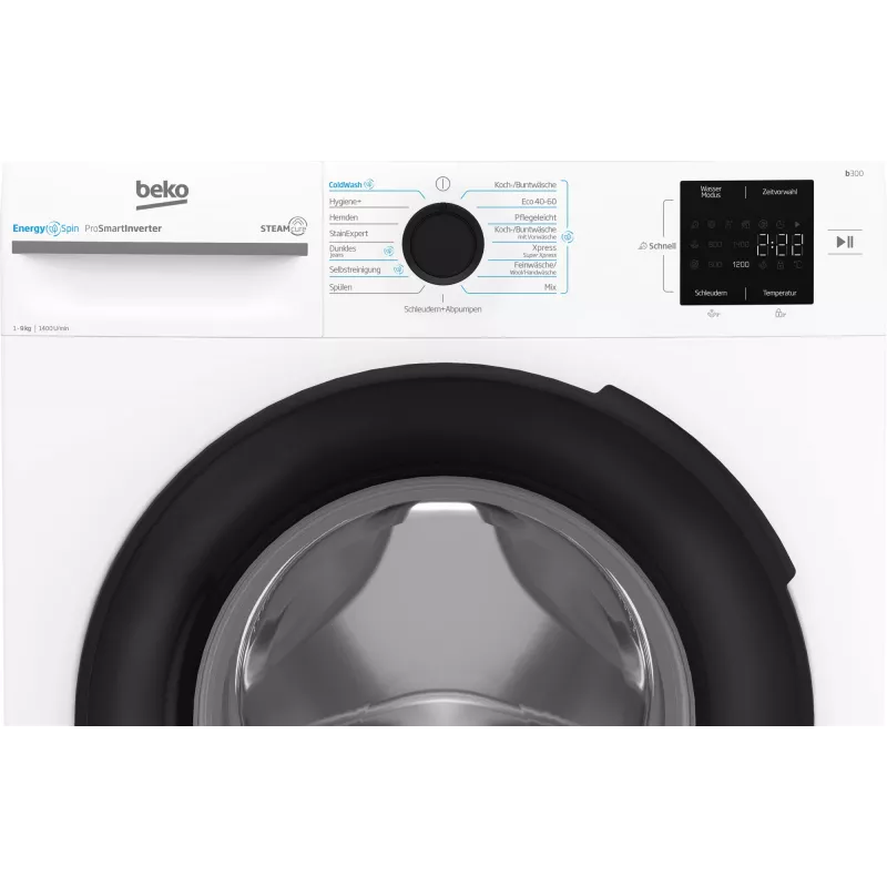 Beko b300 BM3WFU3941X washing machine Front-load 9 kg 1351 RPM White